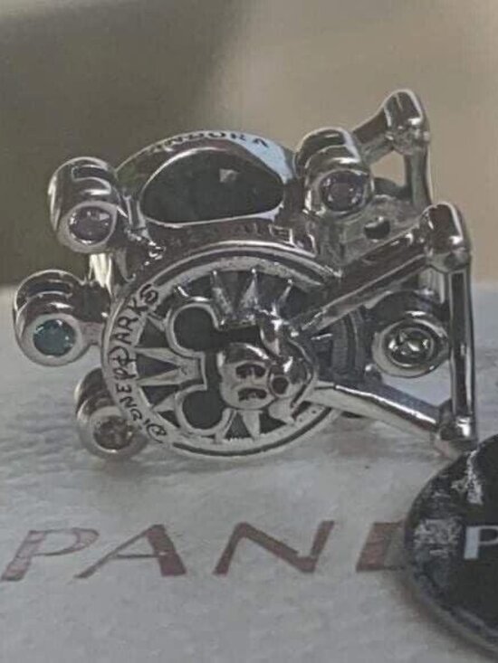 Authentic Disney Pandora Mickey Ferris Wheel Silver Charm 925 Ale - Picture 2 of 6